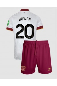 West Ham United Jarrod Bowen #20 Babyklær Tredje Fotballdrakt til barn 2024-25 Korte ermer (+ Korte bukser)